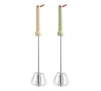 Easy Cleaning Metal Whisk - Egg Whisk ¦ 34x6.5cm, Whissy Whisks with Strong Spring, Food Stirrer with Smooth Rotation, Egg Blending, Beverage Frother for Food, Cakes and Desserts