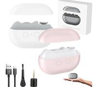 Easy Clip Electric Nail Clippers, Fanyil Easyclip Smart Nail Clipper, Electric Nail Trimmer - Safe, Painless Grooming Rechargeable & Quiet, Cordless Automatic Fingernail Trimmer with Light(2pcs-a)