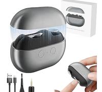 Easy Clip Electric Nail Clippers, Fanyil Easyclip Smart Nail Clipper, Electric Nail Trimmer - Safe, Painless Grooming Rechargeable & Quiet, Cordless Automatic Fingernail Trimmer with Light(Black)