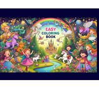 Easy Coloring Book : Fairy Tales & Magical Characters