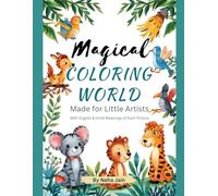 Easy Coloring Book for Kids Ages 3-6: 15 Cute Pictures with English-Hindi Word Meanings