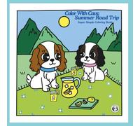Easy Coloring Book: Summer Road Trip