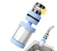 Easy - Compact Tap Water Filter | 8.2x4.5cm Faucet Filtration for Impurities, Tap Purifier for the Family, Sink Filter Softener, Faucet Purifier Tool for Clean Flow