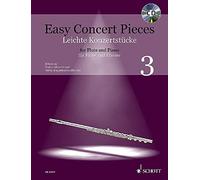 Easy Concert Pieces: 12 Pieces from 4 Centuries. Vol. 3. flute and piano.