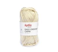 EASY CROCHET CAPRI de Katia en ovillos de 50 gramos y 85 metros. (102 - Beige)