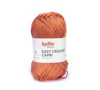 EASY CROCHET CAPRI de Katia en ovillos de 50 gramos y 85 metros. (111 - Tomate)