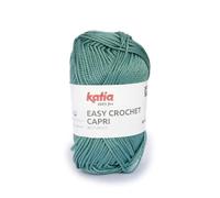 EASY CROCHET CAPRI de Katia en ovillos de 50 gramos y 85 metros. (115 - Turquesa menta)