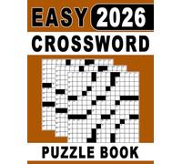 Easy Crossword Puzzle Book: Enjoy Light, Stress-Free Puzzles for Everyday Mental Exercise