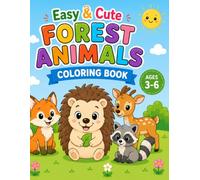 Easy & Cute Zoo Animals Coloring Book: Simple and Fun Zoo Animal Coloring Pages for Preschoolers and Kids Ages 3-6 (Easy & Cute Coloring Books for Kids Ages 3-6)