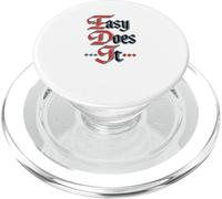Easy Does It AA Signo de reunión Serenidad en sobriedad NA PopSockets PopGrip para MagSafe