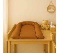 EASY DORT | Cambiador de 70 x 45 cm | Cambiador inclinado 45 x 70 cm | Lavable e impermeable | Bordes elevados | Protección de la cabeza | Algodón con recubrimiento acrílico | Fabricado en Francia |