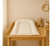 EASY DORT | Cambiador de 70 x 45 cm | Cambiador inclinado 45 x 70 cm | Lavable e impermeable | Bordes elevados | Protección de la cabeza | Algodón con recubrimiento acrílico | Fabricado en Francia |