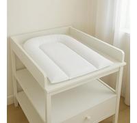 EASY DORT | Colchón cambiador de 70 x 45 cm PU | Blanco | Lavable e impermeable | Bordes elevados | Protección de la cabeza | Fabricado en Francia