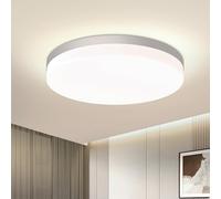 EASY EAGLE Plafon LED Redondo 36W, 4000K Lampara Led Techo 3600LM, IP44 Impermeable Luz Modern, Plafones para Cocina Baño Cocina Sala Dormitorio Balcón Pasillo Ø23CM