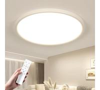 EASY EAGLE Plafon LED Techo Regulable 3000K-6500K, 30CM 28W 2800LM 5000K | IP44 Luz ModernLampara Techo Regulable con Mando a Distancia, Plafones para Cocina Baño Cocina Sala Dormitorio Balcón