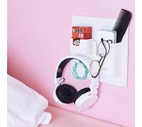 Easy Eco Life - Organizador de accesorios para mesilla de noche, con montaje en pared, autoadhesivo, ideal para gafas, mandos, auriculares, cargador de teléfono móvil o kit de manicura