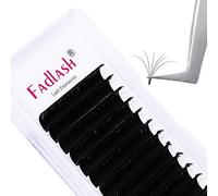 Easy Fan Pestañas 0.07 D Rizo 17mm*12 Fila 3D 5D 10D 20D Pestañas de Volumen Fácil Ventilador Pestañas Pelo a Pelo Easy Fan Lash Extentions(0.07-d-17)