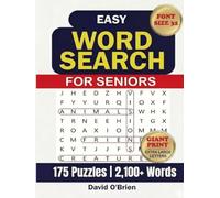 Easy Giant Word Search for Seniors: Extra Large 32-Point Print Word Puzzles for Relaxation and an Active Mind (Discover & Solve Word Search Series)