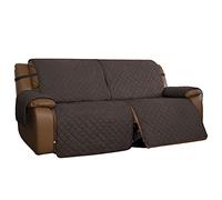 Easy-Going Funda de sofá reclinable de Gran tamaño, Funda Reversible para sofá reclinable Doble, Funda de sofá Dividida para Cada Asiento con Correas elásticas para Perros, Mascotas (2 plazas