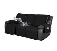 Easy-Going Funda de sofá reclinable Impermeable con Bolsillo, Funda Reversible de 1 Pieza para sofá reclinable de 3 plazas, Protector Lavable con Correas elásticas para Perros (sofá reclinable,