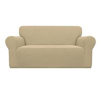 Easy-Going Funda elástica para sofá, 1 Pieza, Protector de Muebles, Suave, Parte Inferior elástica, Espuma Antideslizante, para niños, Tela Jacquard de Elastano a Cuadros pequeños (sofá biplaza,