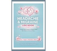 Easy Headache and Migraine Journal Tracker Diary for Women: Daily Log Book for Symptoms to Record Triggers, Pain Levels & Medications