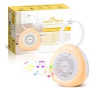 Easy@Home Máquina para ruidos blancos portátil con 30 sonidos relajantes, temporizador automático y luz nocturna | Ideal para bebés y adultos, generador de ruido blanco para dormir y relajarse