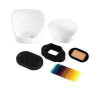 Easy Hood Cúpula Difusora de Flash para Cámara, Kit Profesional Softbox, Set Difusor de Flash para Iluminación Fotográfica, Accesorios Magnéticos para Difusor de Luz, Control Superior de la Luz