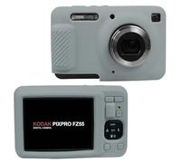 Easy Hood Funda de Silicona para Kodak PIXPRO FZ55, Estuche Protector Antiaraiñazos, Carcasa Fina y Ligera para Viajes (Gris)