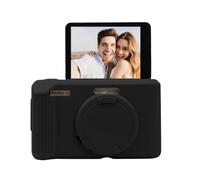 Easy Hood Funda para Cámara Kodak PIXPRO C1,Funda de Silicona,Negro | con Cubierta de Lente Extraíble,Antiarañazos,Ligera