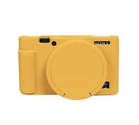 Easy Hood Funda Protectora para Cámara Sony RX100 VII/Vi, Funda de Silicona Suave Ligera con Tapa de Lente Extraíble Cubierta para Cámara Sony Dsc- RX100 Vi RX100 VII, Amarillo