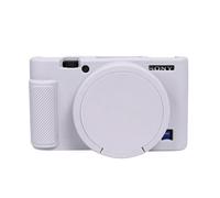 Easy Hood Funda Protectora para Cámara Sony RX100 VII/Vi, Funda de Silicona Suave Ligera con Tapa de Lente Extraíble Cubierta para Cámara Sony Dsc- RX100 Vi RX100 VII, Morado Claro