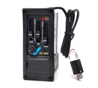 Easy Install Guitar Pickup, Versátil Acoustic Pickup System, Ajustable Sound Pickup, Amplificación acústica, Control Includes Mounting Accessories for acústica Guitar