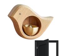 Easy Installation - Il timbre di campanello di legno magnetico è dotato di un design magnetico incorporato che può essere facilmente attaccalle porte in metallo, garantendo una configurazione
