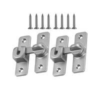 Easy Installion - Puerta de aleación de aluminio resistente sin hebillas de robo, portátil para propiedades de alquiler y seguridad hotelera