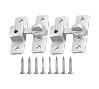 Easy Installion - Puerta de aleación de aluminio resistente sin hebillas de robo, portátil para propiedades de alquiler y seguridad hotelera