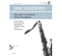 Snidero Jim - Easy Jazz Conception T/Sax +CD (Sassofono)