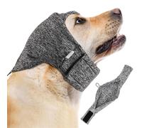 EASY JOY Orejeras Ajustables para Perros, Protección Contra el Ruido, Calentador de Cuello y Orejas, Alivio de la Ansiedad y Protectores de Orejas