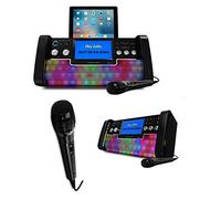Easy Karaoke EKS780-BT Bluetooth CD+CDG Karaoke Disco Party Machine con Altavoz, 1 micrófono, Luces LED de Discoteca y Pantalla TFT a Color de 7 Pulgadas