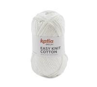 EASY KNIT COTTON de Katia en ovillos de 100 gramos de 100 metros. (1 - Blanco)