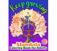 Easy Large Print Mandala Coloring Book for Adults: Stress-Relieving Tree Mandalas for Peaceful Coloring