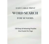 Easy Large Print Word Search for Seniors: 120 Easy & Relaxing Puzzles - One Puzzle Per Page (Mertin Senior Puzzle Series)