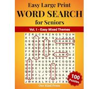 Easy Large Print Word Search for Seniors: Relaxing Puzzles to Improve Memory, Focus and Mental Sharpness
