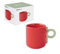 Easy Life - Caja de 1 taza de 35 cl, color rojo