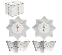Easy Life Caja de 2 cuencos de estrella D14 cm, de porcelana Royal NUTCRACKER