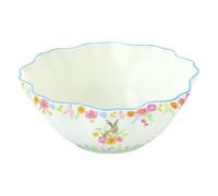 Easy Life Ciotola di pasqua in porcellana con coniglio e fiori "Tres Jolie" D20 cm