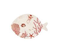 EASY LIFE Coral Reef Plato Bandeja 27x19cm Porcelana