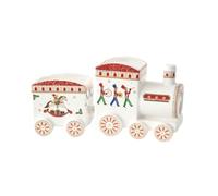 EASY LIFE Estuche pequeño tren decorativo DIM 25,5 x 8 x 12,5 cm, porcelana Polar Express