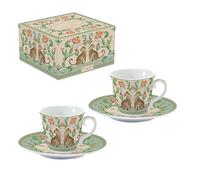 Easy Life - Juego de 2 tazas de café (8 e porcelana)
