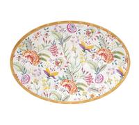Easy Life Plano ovalado de 50 x 35 cm, de melama